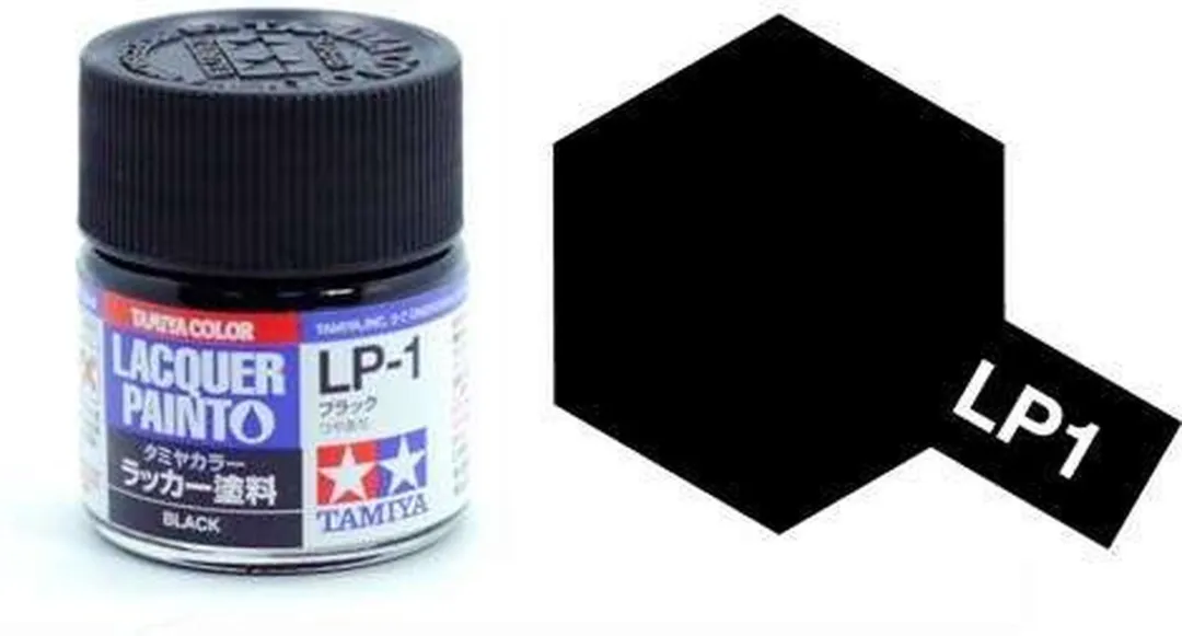 Tamiya Hobbyverf Olieverf LP-1 Black Gloss - 10ml