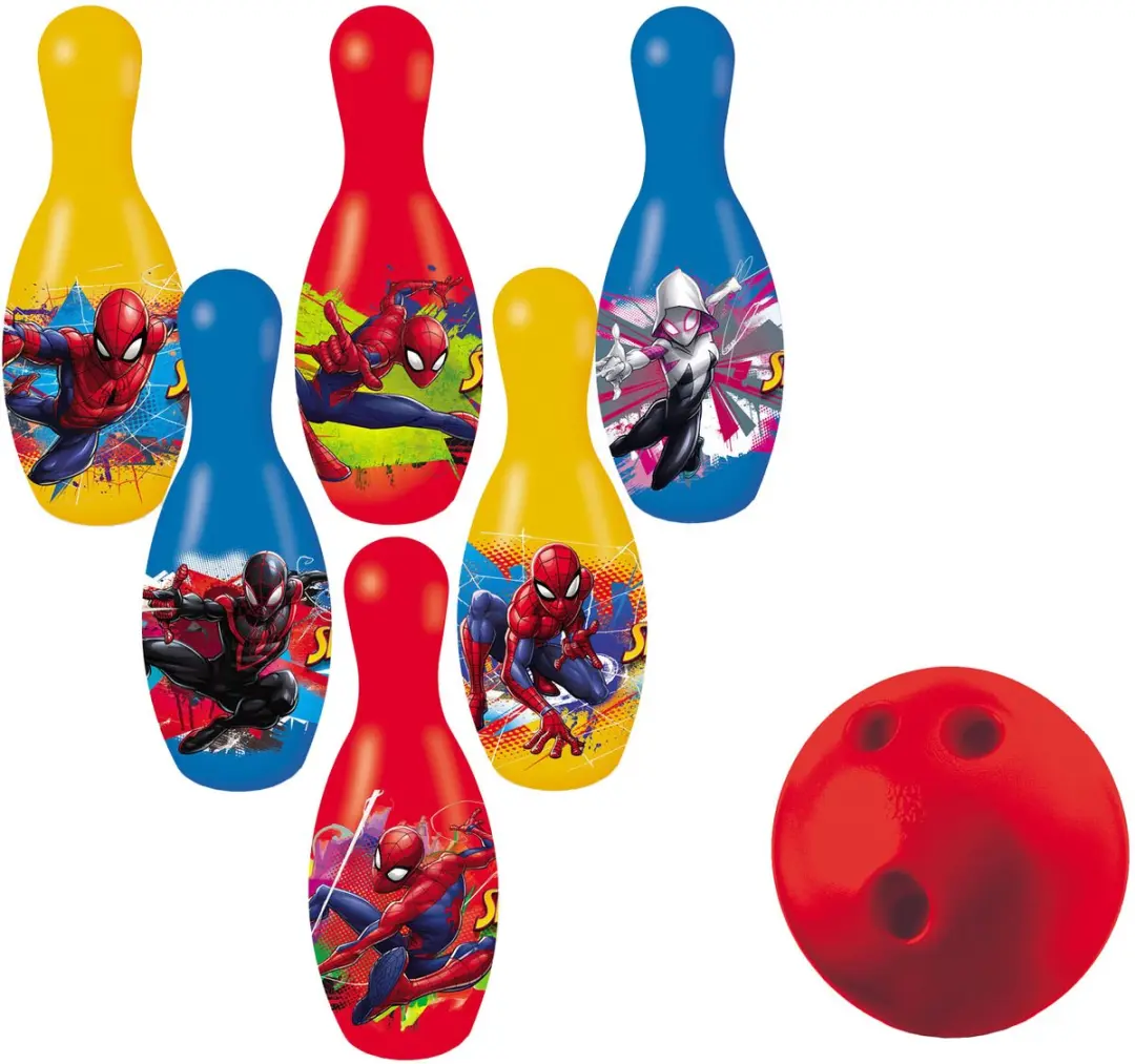 Mondo Spiderman Bowlingset - 7-delig - afbeelding 2 van 4
