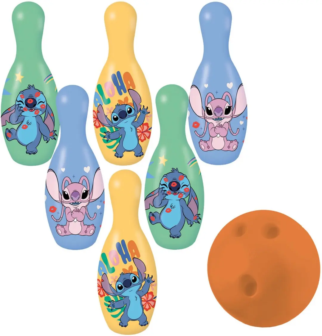 Mondo Stitch Bowlingset - 7-delig - afbeelding 4 van 4