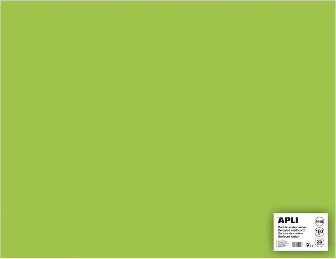 APLI  Lichtgroen Karton 50 x 65 cm 170 g/m²