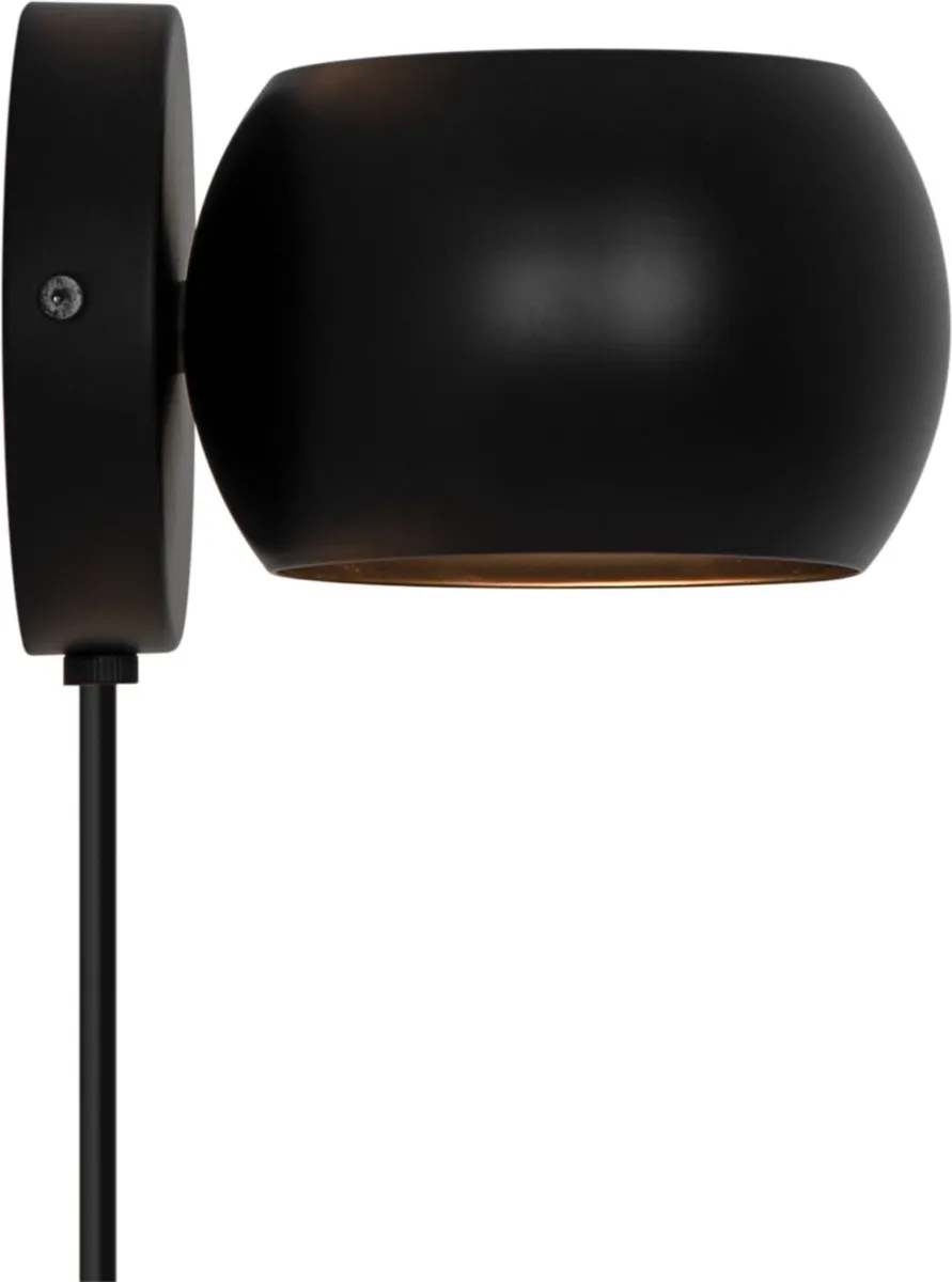 Nordlux Belir Wandlamp E14 - 5W - Zwart