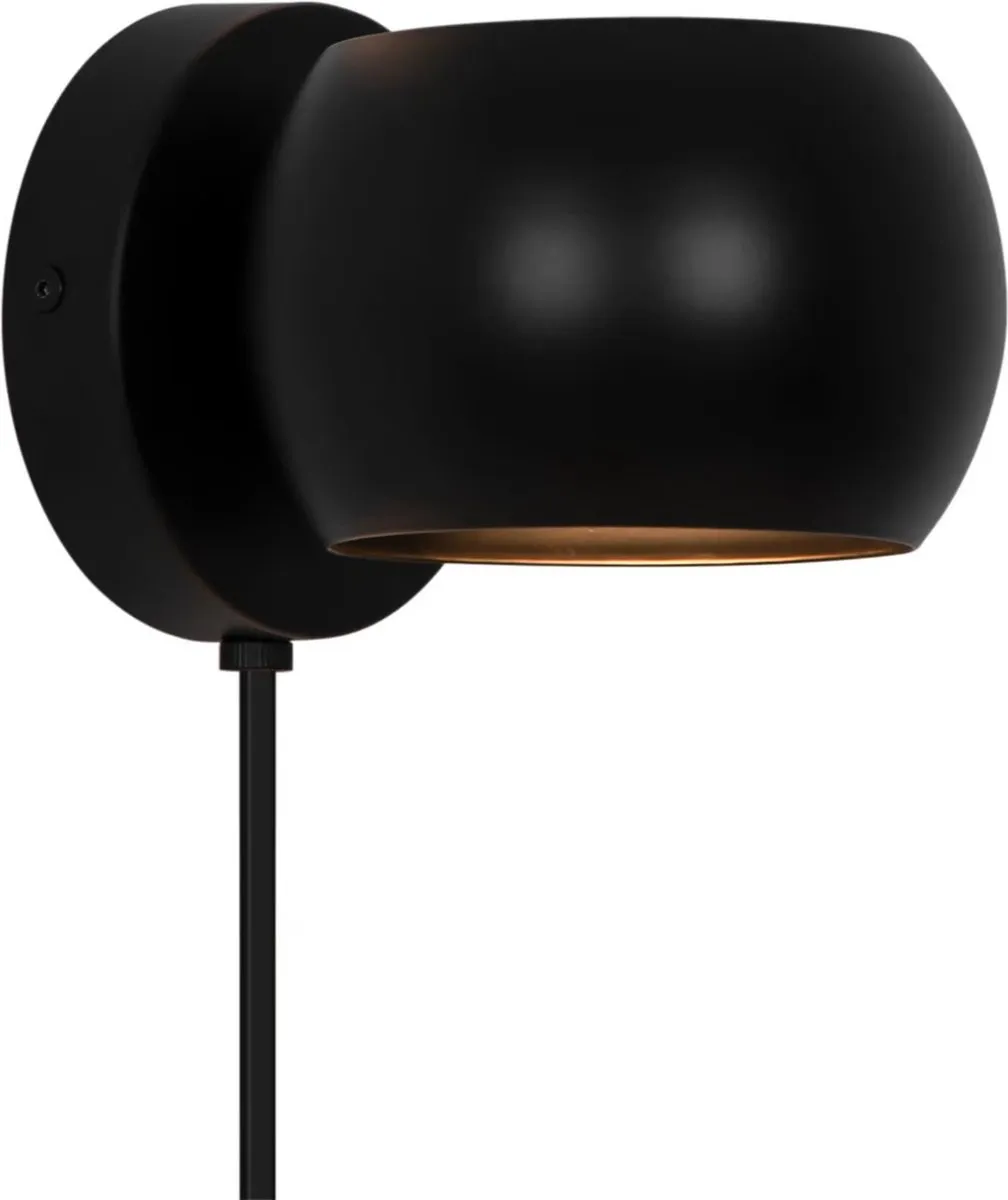 Nordlux Belir Wandlamp E14 - 5W - Zwart