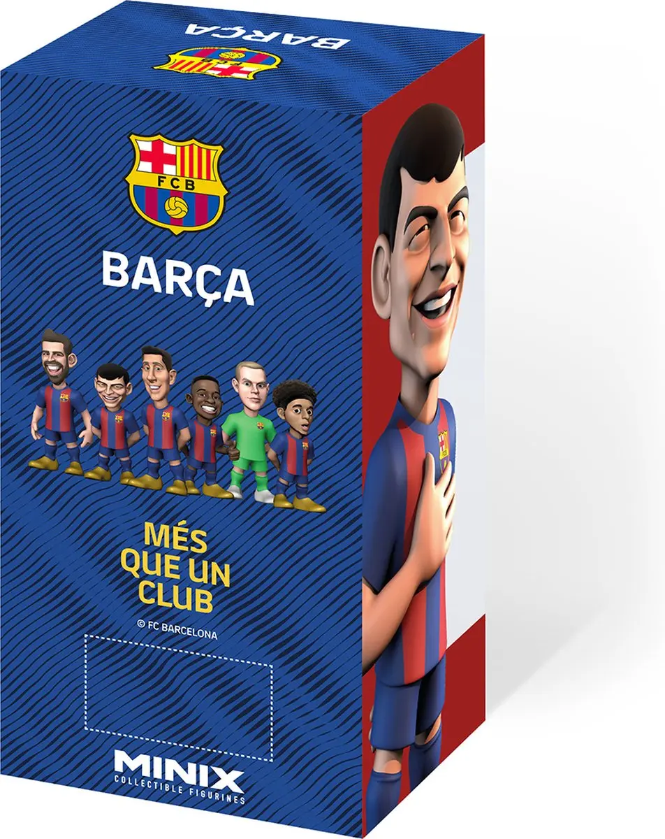 Minix Football Stars Pedri FC Barcelona Figuur - 12cm - afbeelding 3 van 6