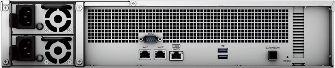 Synology RS2423RP NAS - 12 Slots - AMD Ryzen - Zwart/Grijs