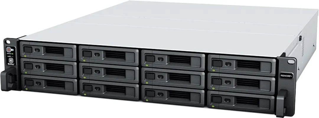 Synology RS2423RP NAS - 12 Slots - AMD Ryzen - Zwart/Grijs