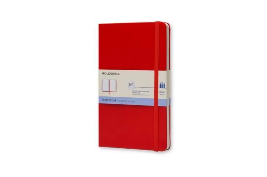 Moleskine Art Schetsboek Large Hardcover - Rood - afbeelding 2 van 3