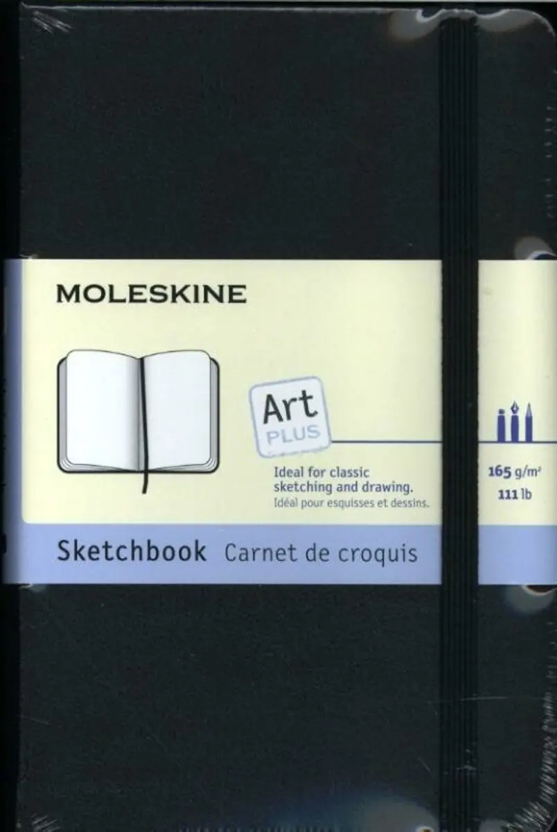 Moleskine Art Schetsboek - Pocket - Hardcover - Zwart - afbeelding 6 van 6