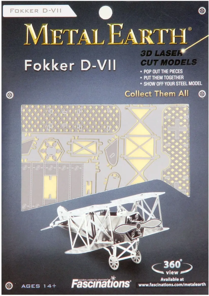 Metal Earth Fokker D-VII 3D Puzzel