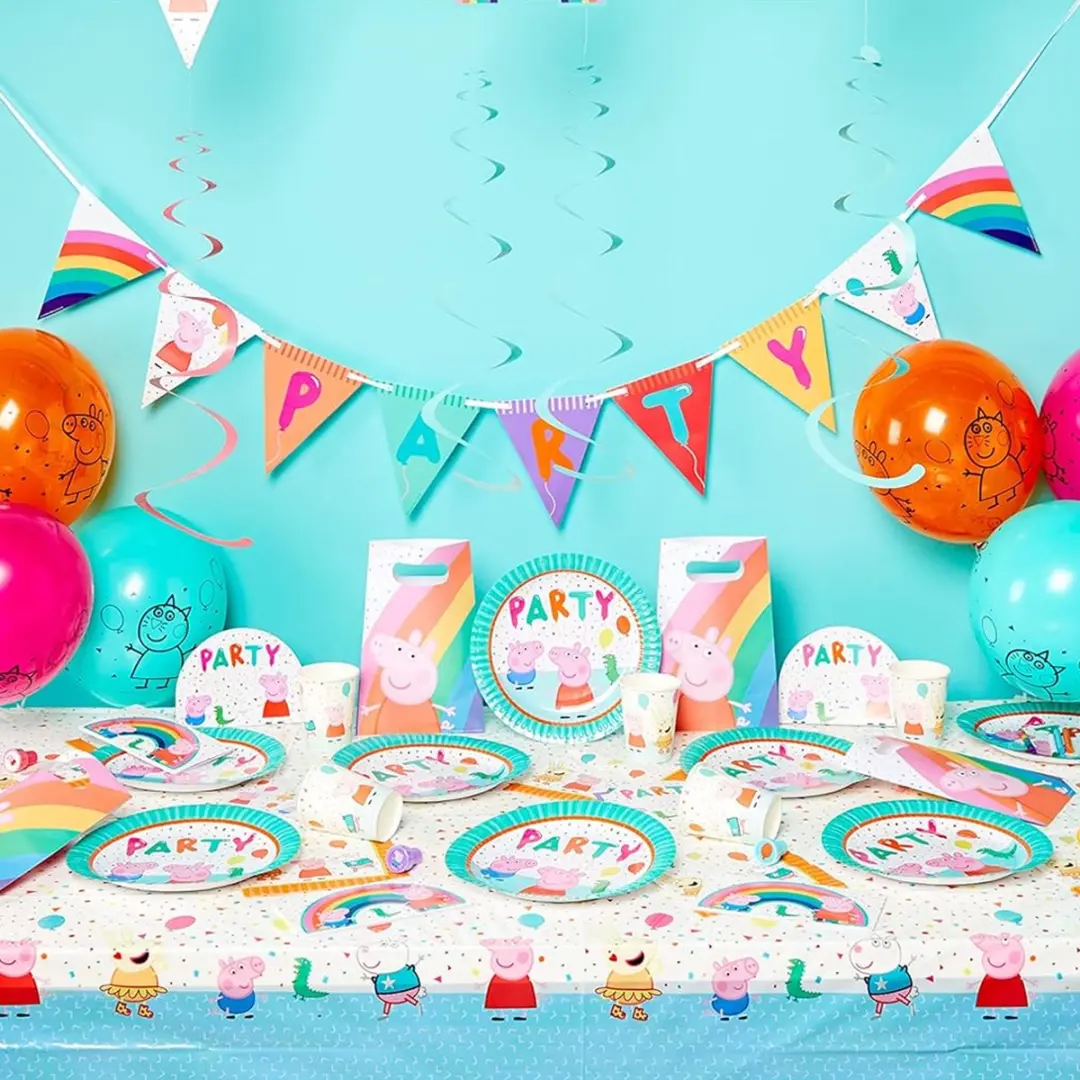 Amscan Peppa Pig Papieren Uitdeeltasjes - 8 stuks - afbeelding 2 van 3