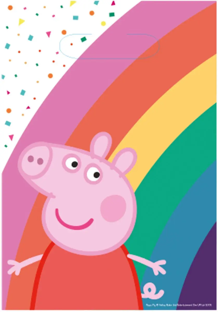 Amscan Peppa Pig Papieren Uitdeeltasjes
