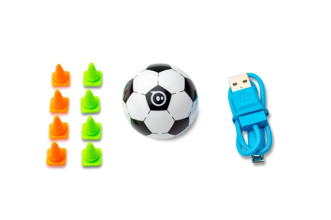 Sphero Mini Soccer M001SRW Robot Bal - Wit/Zwart - afbeelding 5 van 6