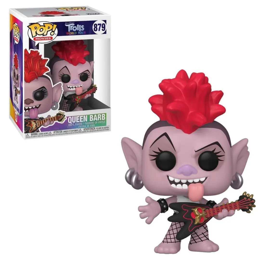 Pop Trolls World Tour Queen Barb Vinyl Figure