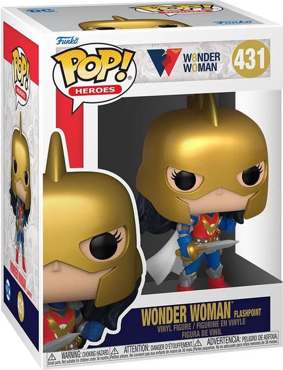 Funko POP! Wonder Woman Flashpoint 9 cm Verzamelfiguur - afbeelding 2 van 4