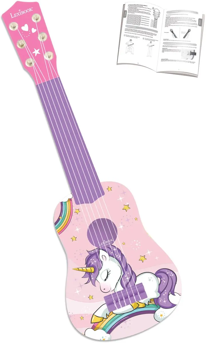 Lexibook Mijn Eerste Gitaar Unicorn K200UNI - 53cm - afbeelding 4 van 6