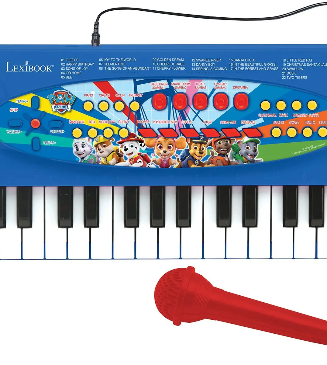 Lexibook Paw Patrol K703PA Keyboard met Microfoon - afbeelding 2 van 6