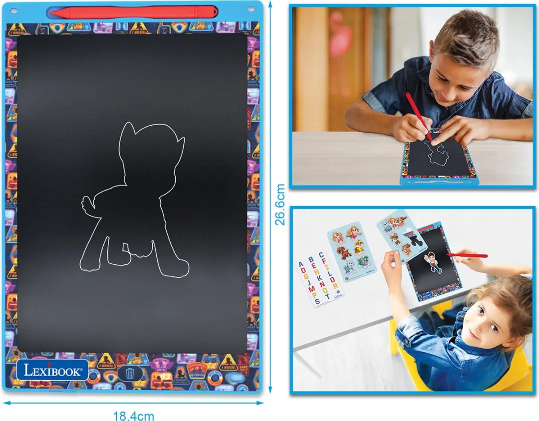 Lexibook Paw Patrol CRT10PA E-Ink Tablet - Blauw - afbeelding 4 van 6