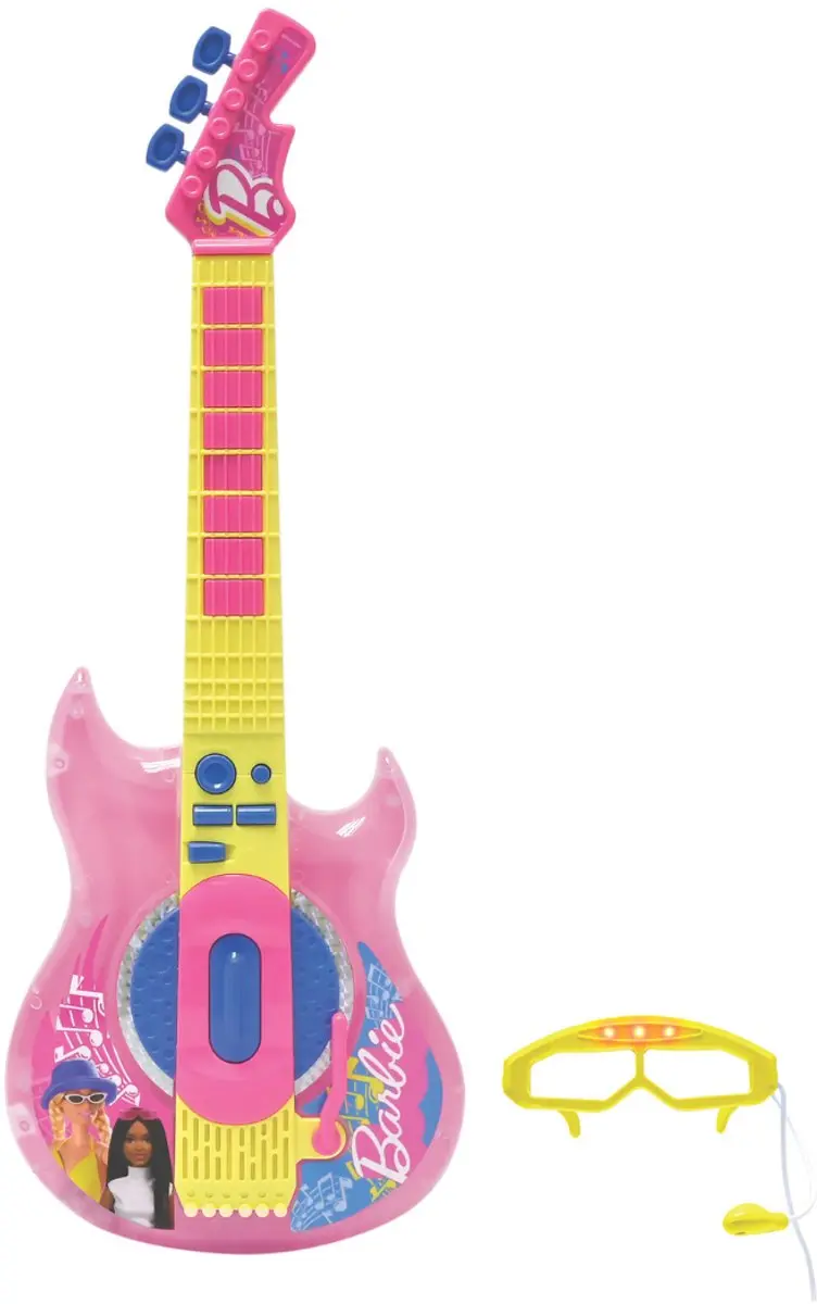 Lexibook Barbie Elektrische Gitaar met Microfoon