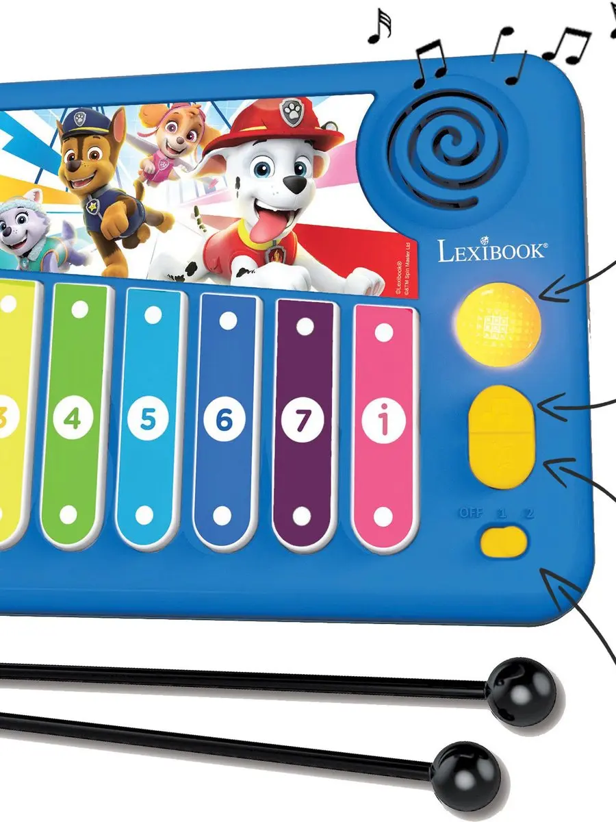 Lexibook Paw Patrol Xylo-Fun Elektronische Xylofoon - afbeelding 4 van 6