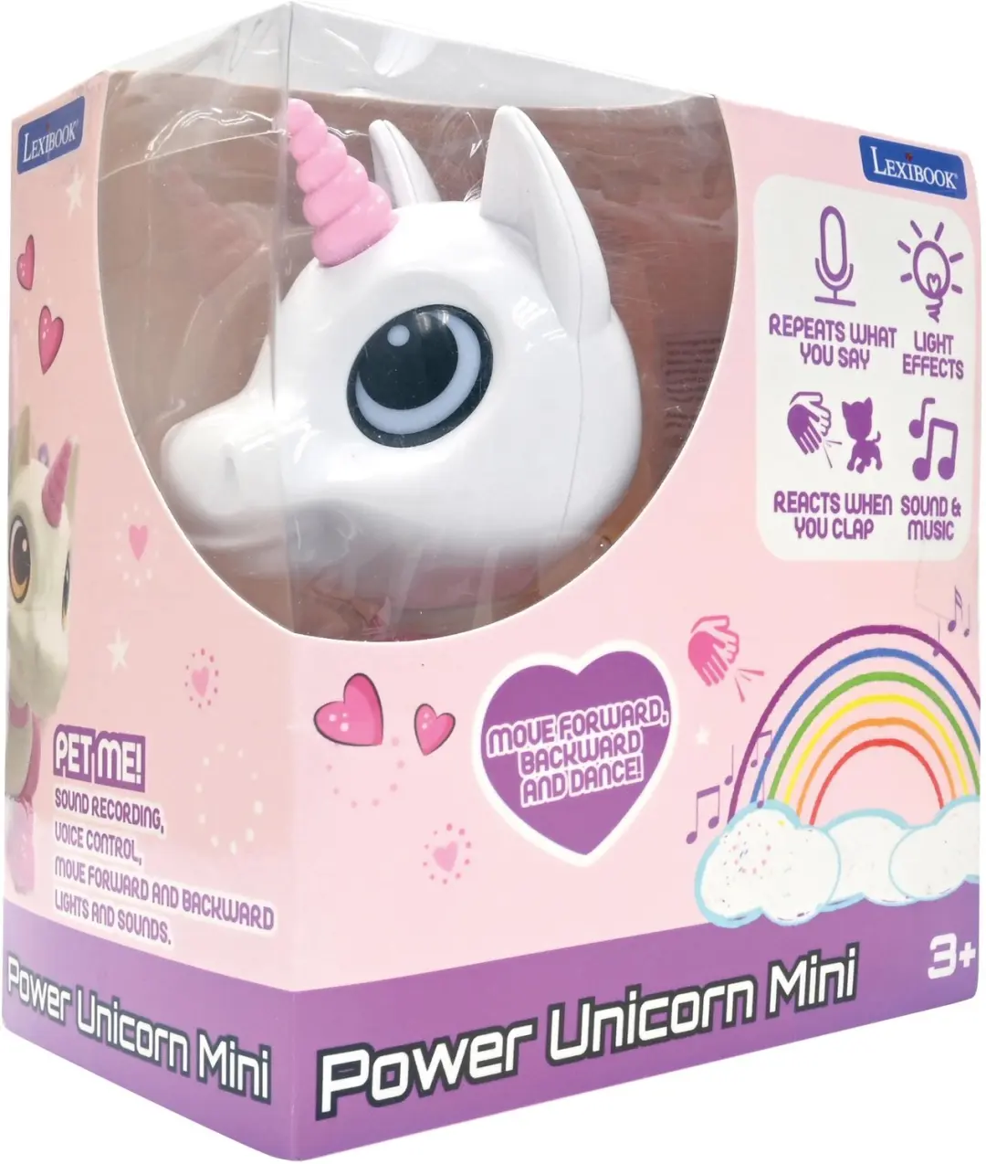 Lexibook Power Unicorn Mini Robot Eenhoorn - Roze - afbeelding 6 van 6