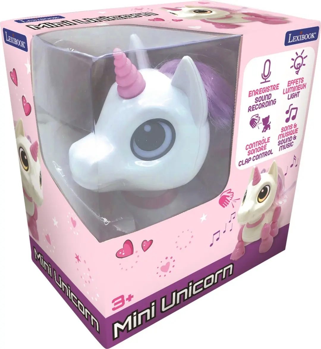 Lexibook Power Unicorn Mini Robot Eenhoorn - Roze - afbeelding 4 van 6