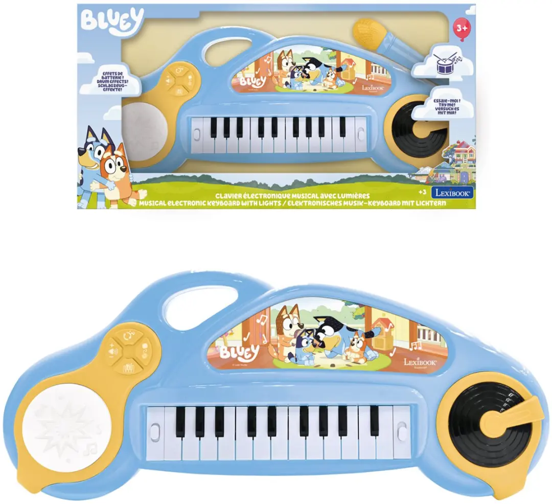 Lexibook Bluey Electronic Keyboard met Verlichting - Blauw - afbeelding 3 van 6
