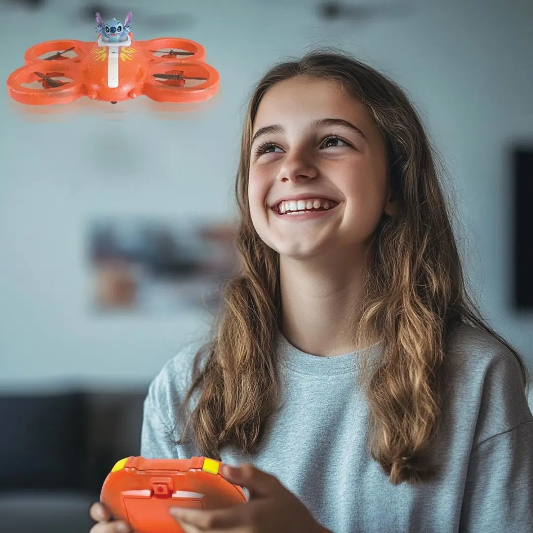 Lexibook Stitch Flying RC Spaceship - Oranje - afbeelding 3 van 6