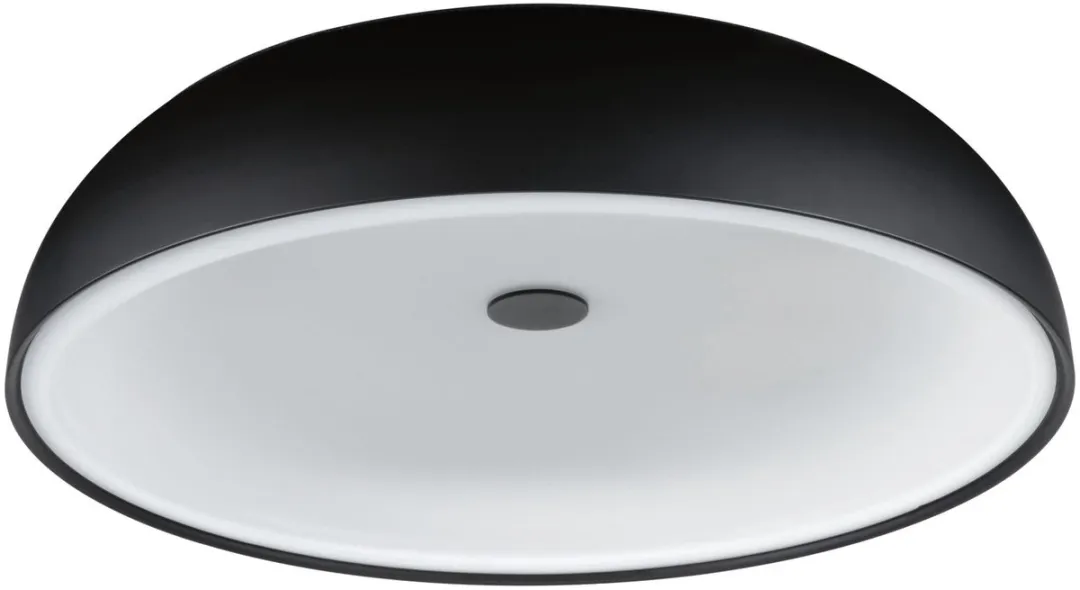 Paulmann LED Plafondlamp Jaron 2700K 1900lm - Zwart mat