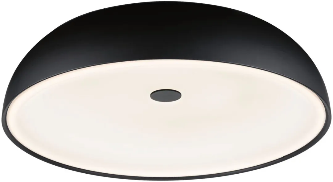 Paulmann LED Plafondlamp Jaron 2700K 1900lm - Zwart mat