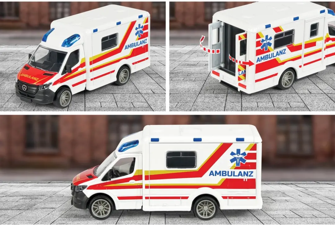 Majorette Mercedes-Benz Sprinter Ambulance - afbeelding 3 van 6