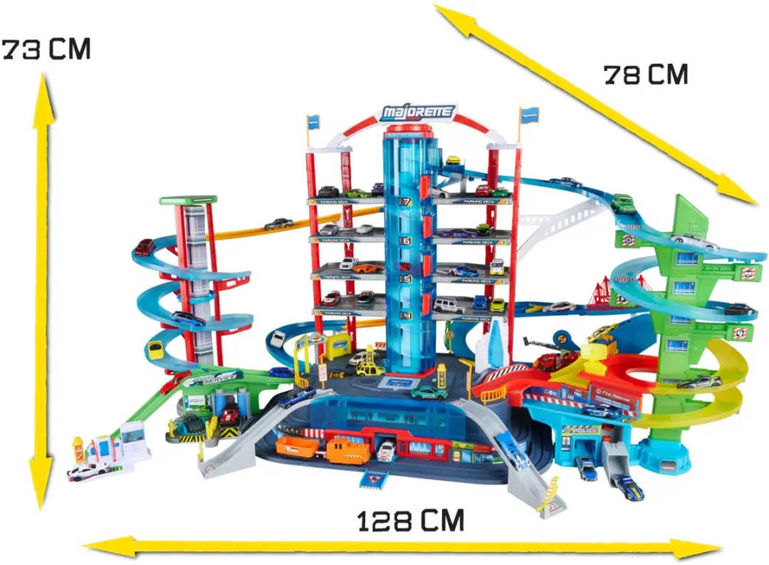 Majorette Super City Parkeergarage - 7 Niveaus - afbeelding 6 van 6
