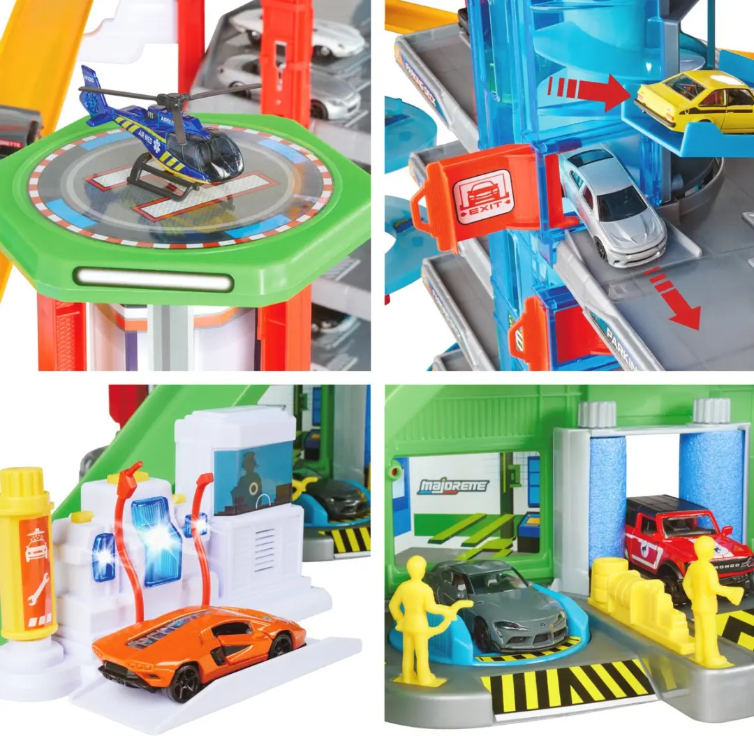 Majorette Super City Parkeergarage - 7 Niveaus - afbeelding 3 van 6