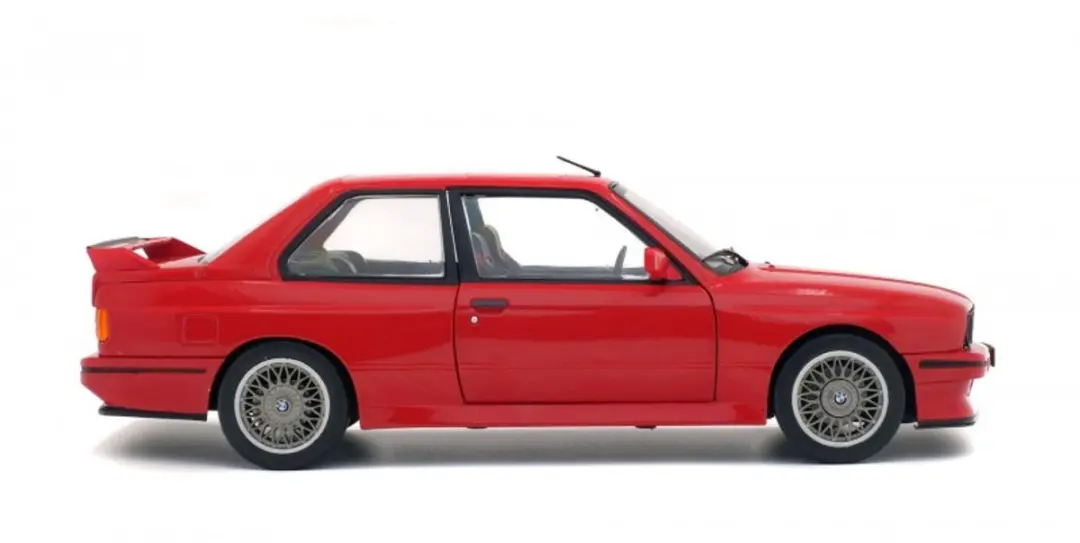 Solido BMW M3 (1986) 1:18 Auto - Rood - afbeelding 2 van 6