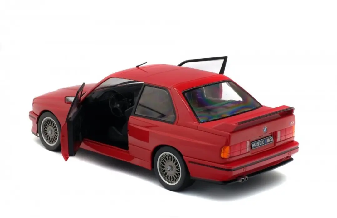 Solido BMW M3 (1986) 1:18 Auto - Rood - afbeelding 3 van 6