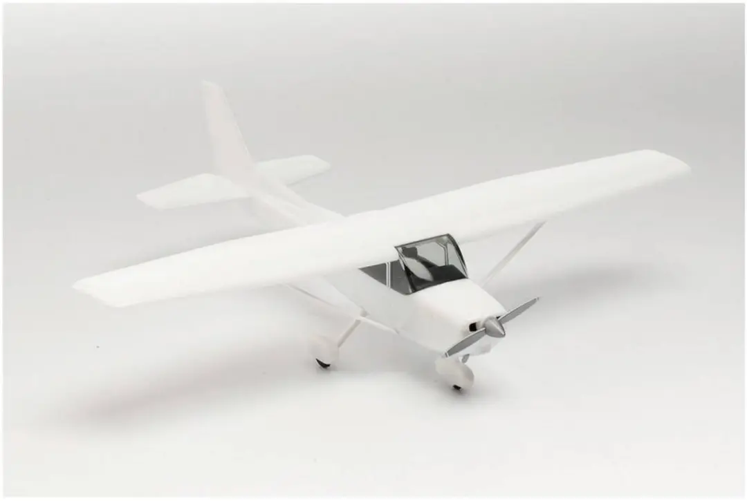 Herpa 013789-002 H0 Vliegtuig Sportvliegtuig, propeller zilver