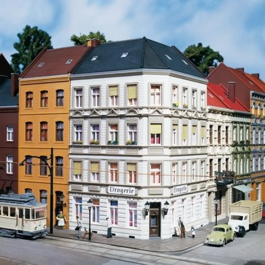 Auhagen 11398 H0 Hoekhuis Schmidtstraße 25
