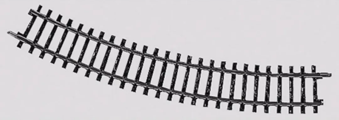 Märklin H0 K-rails Gebogen 2221 - 10 Stuks