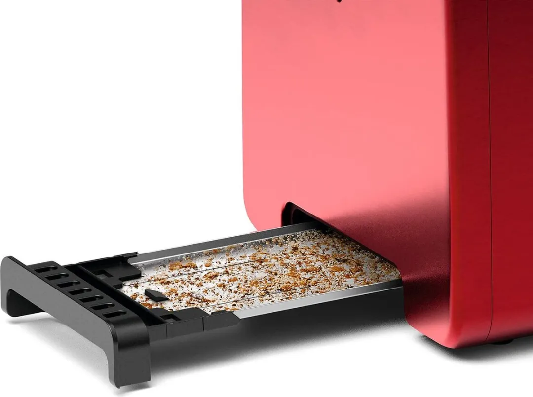 Bosch Designline TAT4P424 Broodrooster - 2 Sandwiches - 970W - Rood