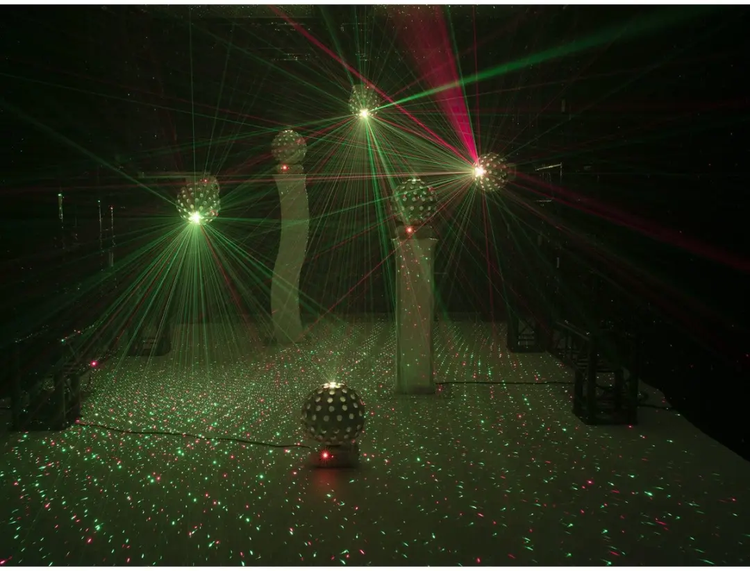 Eurolite LED B-40 Laser Beam Effect Discolamp - Wit - afbeelding 6 van 6
