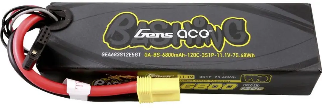 Gens ace LiPo Accupack 11.1V 6800mAh EC5