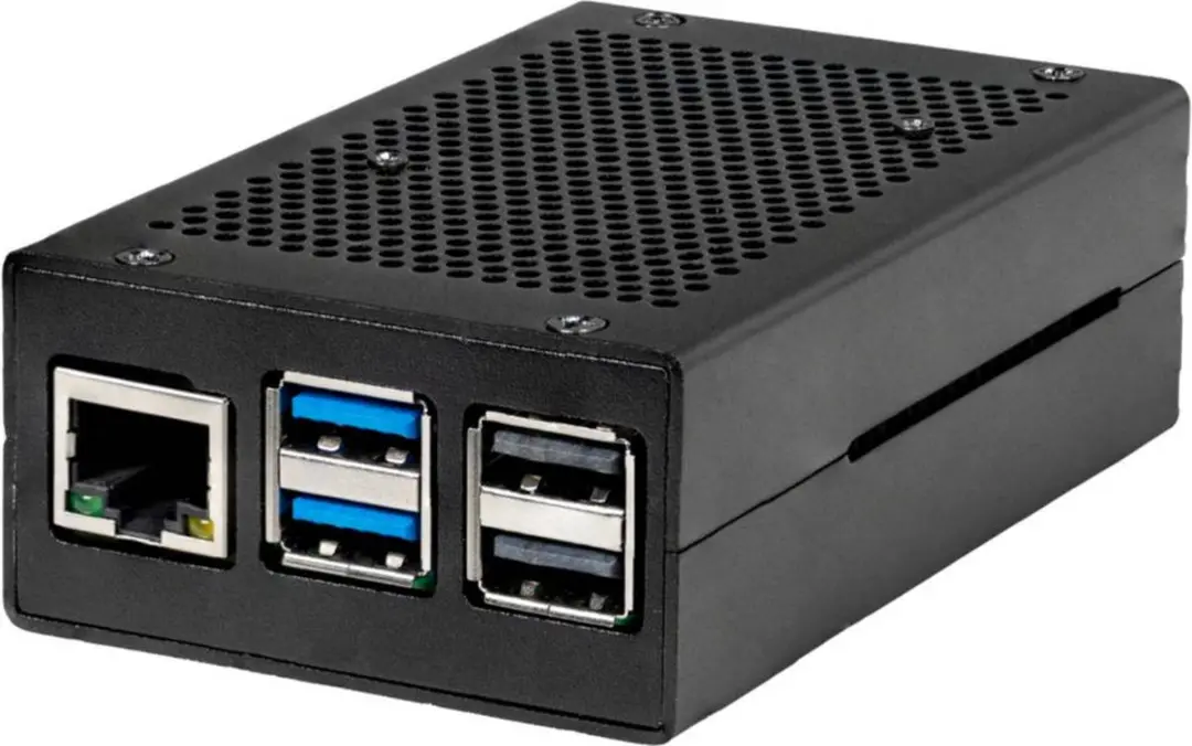 Joy-it RB-AlucaseP5-01B SBC-behuizing Raspberry Pi - Zwart - afbeelding 3 van 3