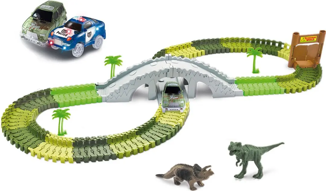 Amewi Magic Traxx Dinopark Racebaan Set
