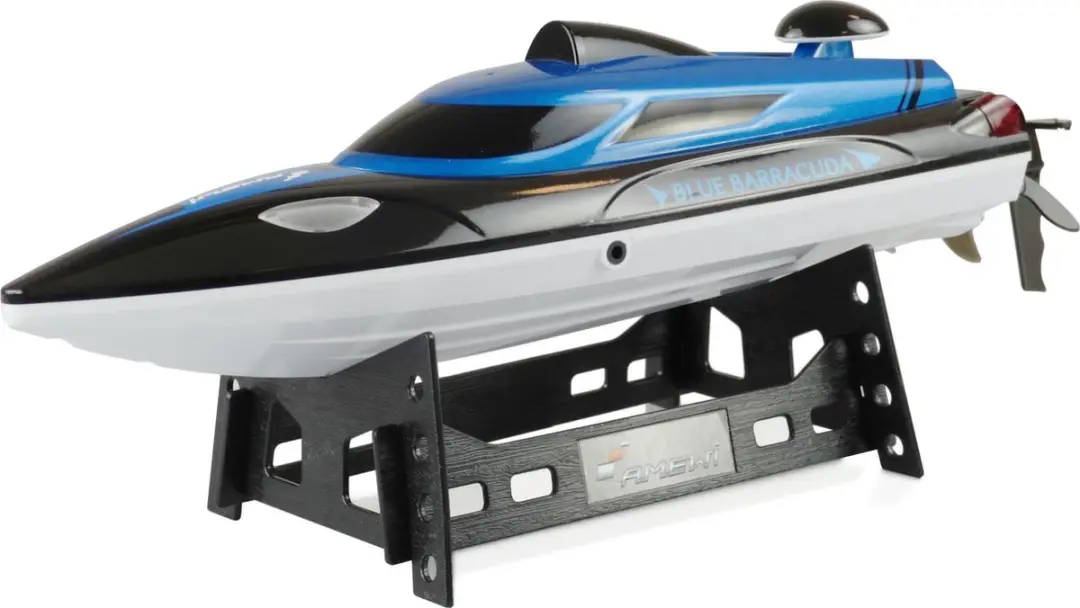 Amewi Blue Barracuda V3 RC Boot - 355mm - Blauw/Wit - afbeelding 4 van 6