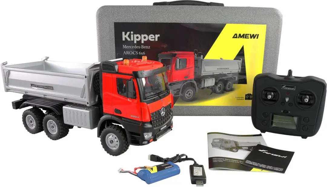 Amewi 22684 Mercedes-Benz Arocs Kipper 6x6 - 1:14 RC - afbeelding 5 van 6