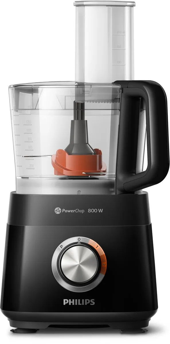 Philips Viva HR7510/10 Compacte Keukenmachine 800W - Zwart