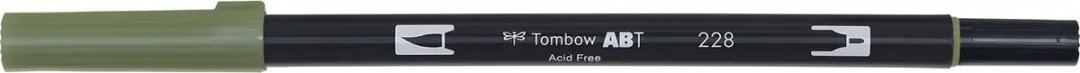Tombow ABT 228 Dual Brush Pen - Grey Green - afbeelding 3 van 6