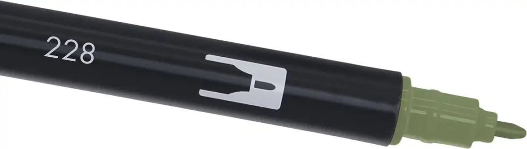 Tombow ABT 228 Dual Brush Pen - Grey Green - afbeelding 2 van 6