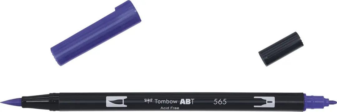 Tombow ABT Dual Brush Pen 565 - Deep Blue - afbeelding 3 van 6