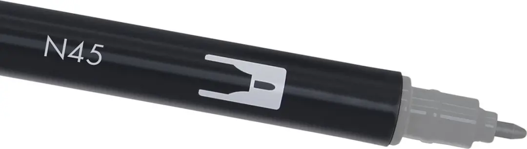Tombow ABT Dual Brush Pen N45 - Cool Gray 10 - afbeelding 4 van 6