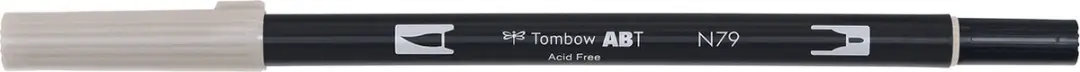 Tombow ABT Dual Brush Pen N79 - Warm Grey 2 - afbeelding 3 van 6