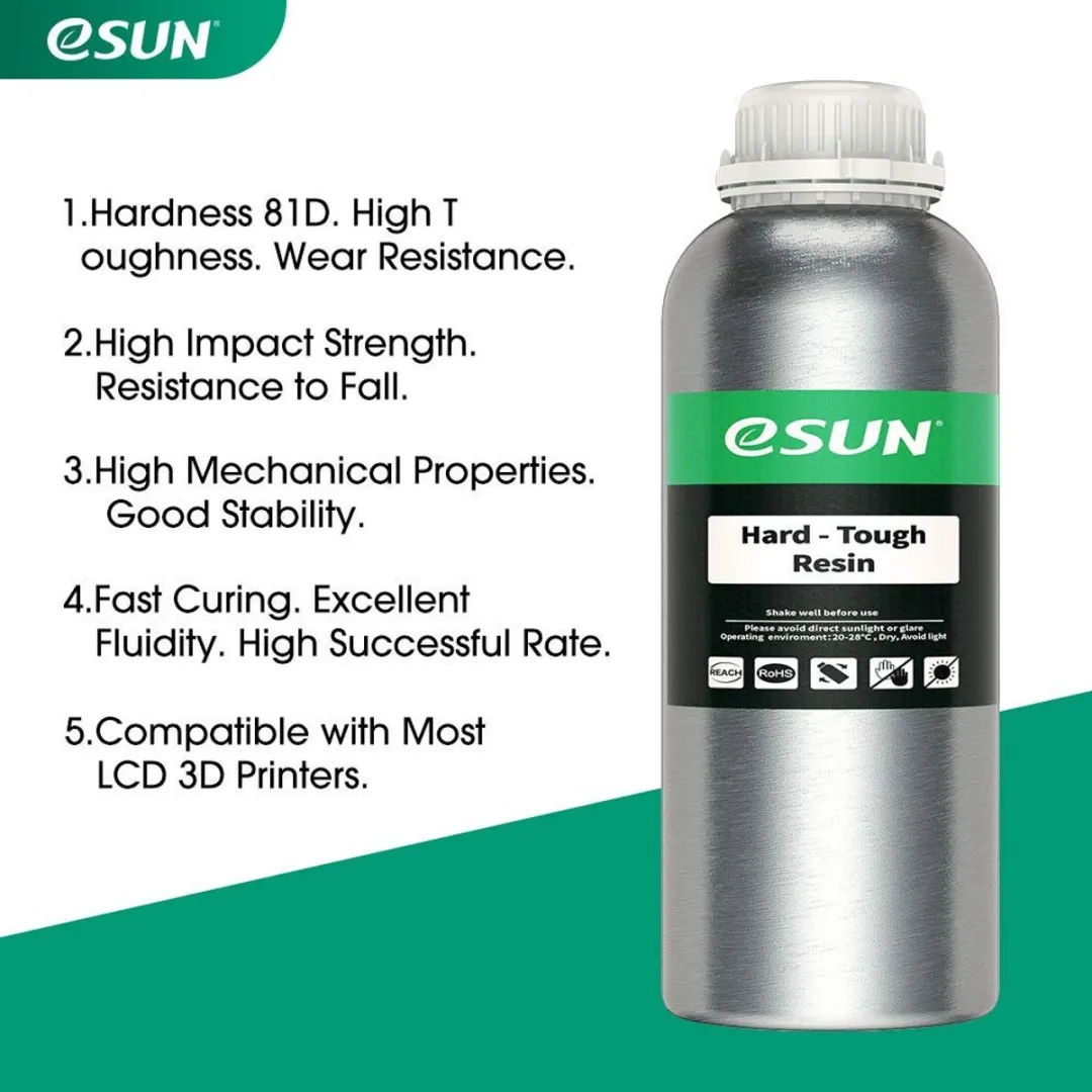 ESUN eResin Hard-Tough Resin Blauw 1kg